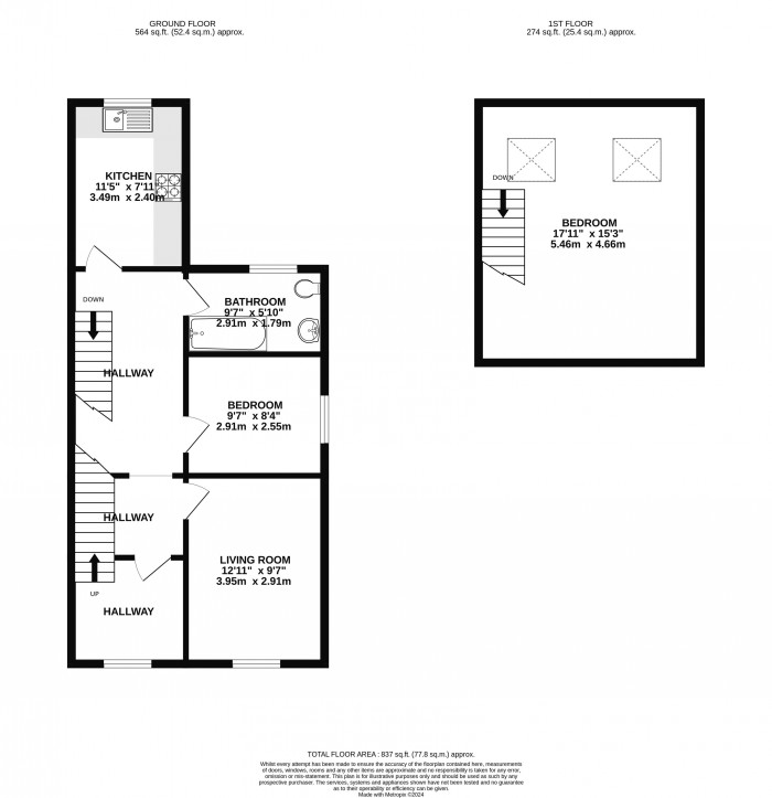 Floorplans For Lowton Road, Golborne, WA3 3EG