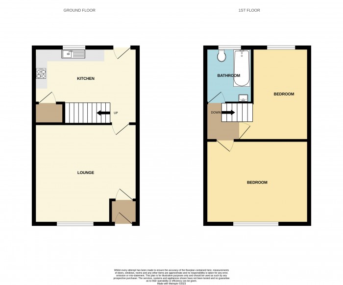 Floorplans For Land Street, Springfield, Wigan, WN6 7DH