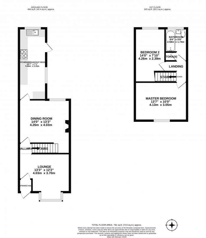Floorplans For Beech Hall Street, Springfield, Wigan