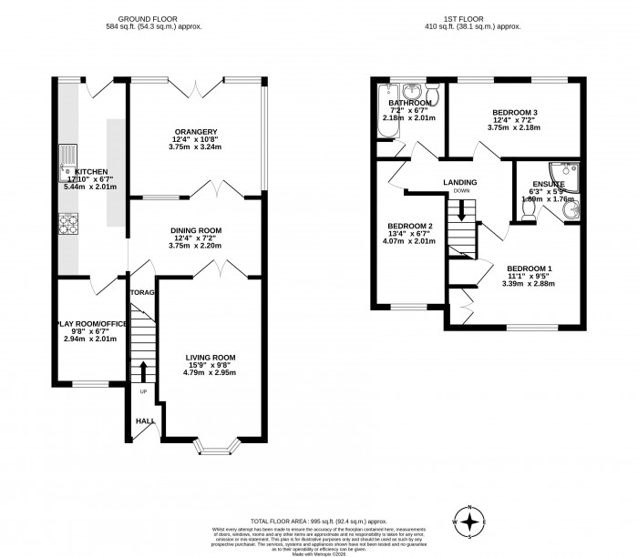 Floorplans For Ward Street, Hindley, Wigan