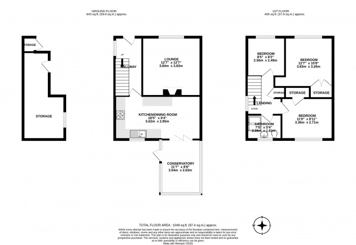 Floorplans For Caunce Road, Whelley, Wigan WN1 3JX