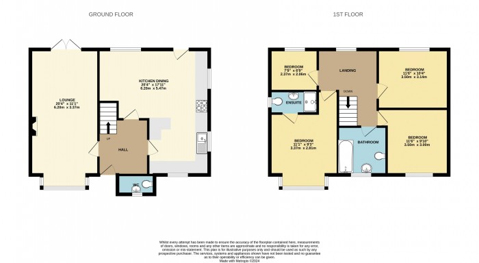 Floorplans For Riverdale Close, Standish Lower Ground, Wigan, WN6 8JS