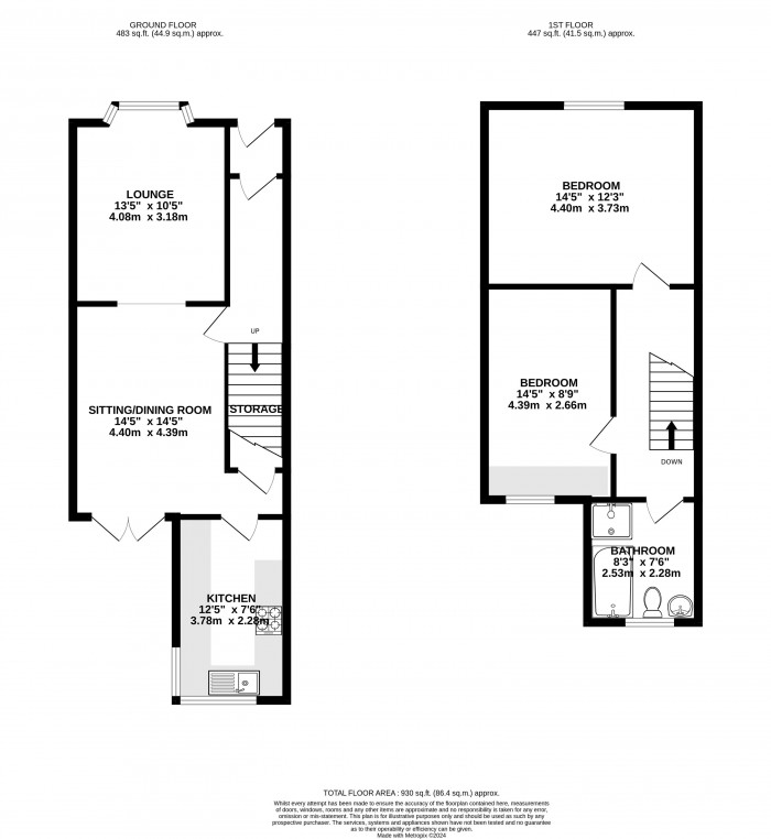 Floorplans For Warrington Road, Abram, Wigan, WN2 5XB