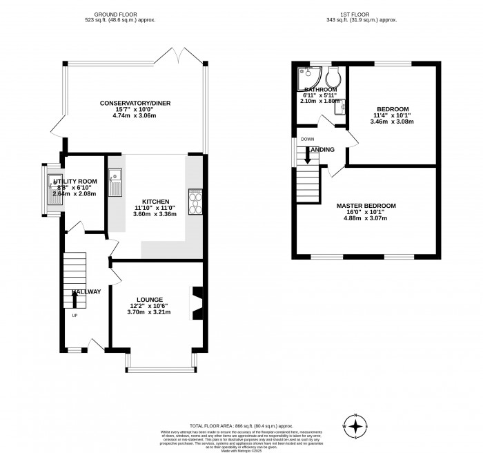 Floorplans For Copperfield, Swinley, Wigan