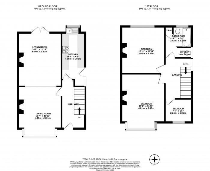 Floorplans For Green Hayes Avenue, Swinley, Wigan, WN1 2EP