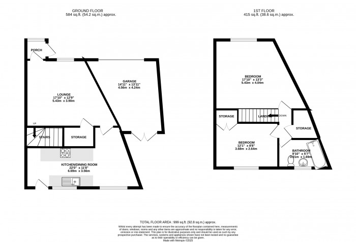 Floorplans For Silverdale Road, Orrell, Wigan