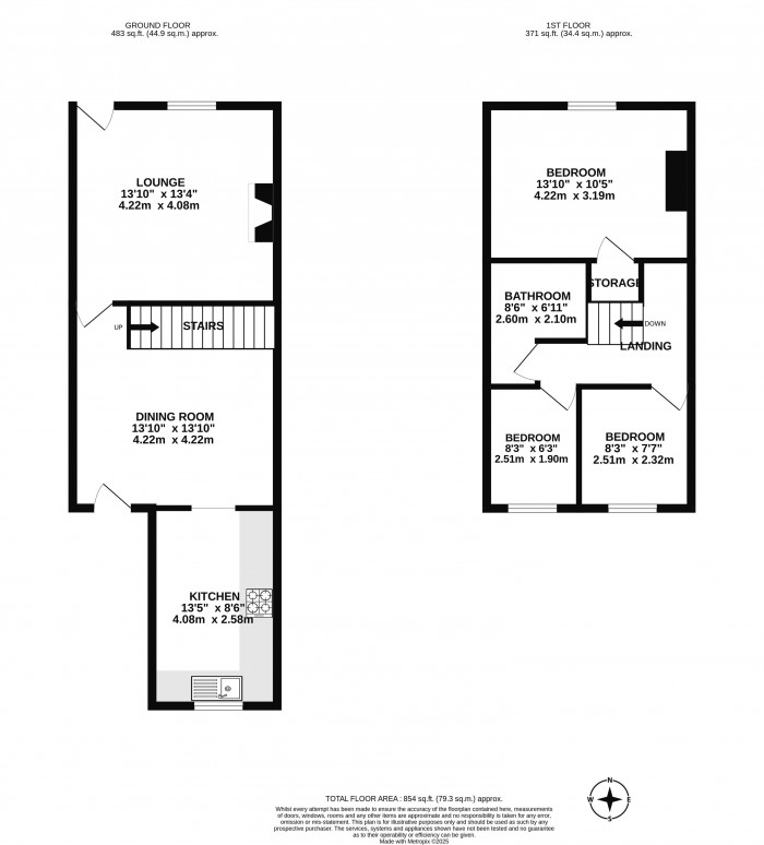 Floorplans For Railway Street, Wigan, WN2 2QL