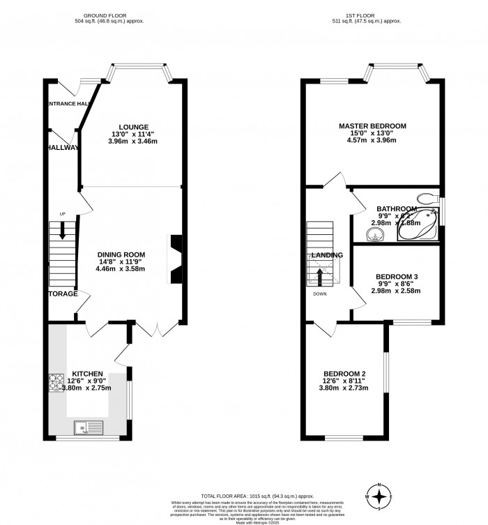 Floorplans For Orrell Road, Orrell, Wigan, WN5 8QZ
