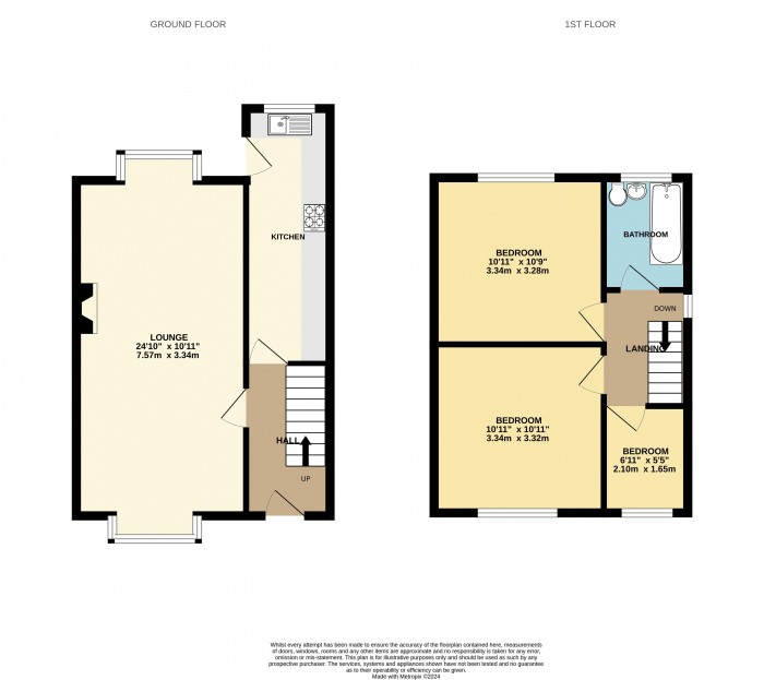 Floorplans For Heeley Street, Swinley, Wigan WN1 2HN