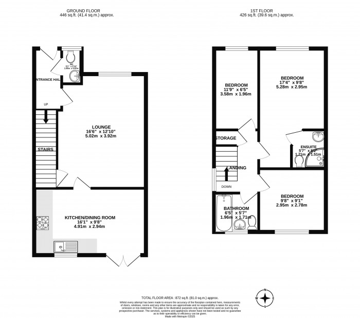 Floorplans For Alfred Street, Platt Bridge, Wigan, WN2 3TP