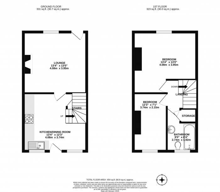 Floorplans For Sledbrook Street, Pemberton, Wigan, WN5 8EU