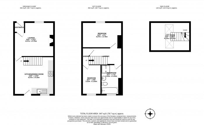 Floorplans For Henry Park Street, Wigan, WN1 3DA