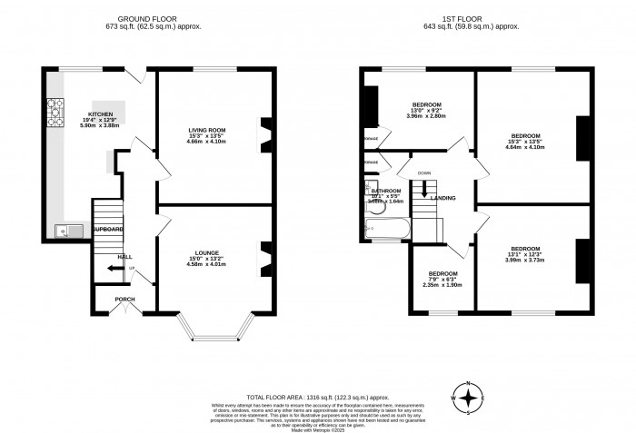 Floorplans For Hornby Street, Wigan, WN1 2DR