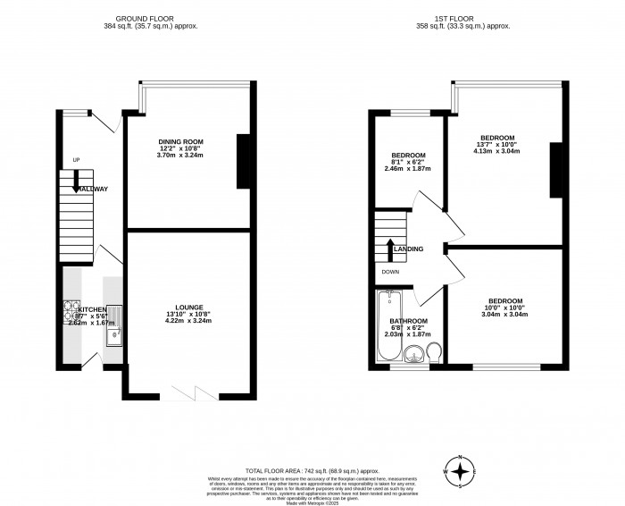 Floorplans For Queensway, Wigan, WN1 2JA
