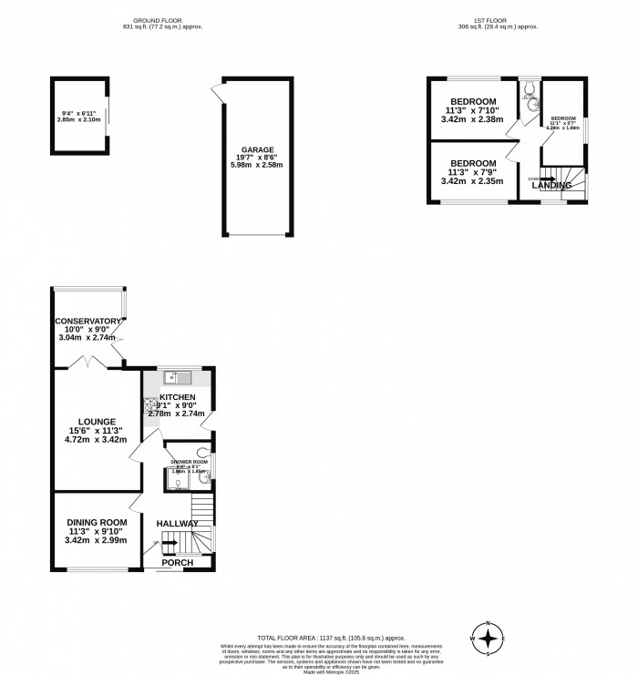 Floorplans For Baytree Road, Wigan, WN6 7RN