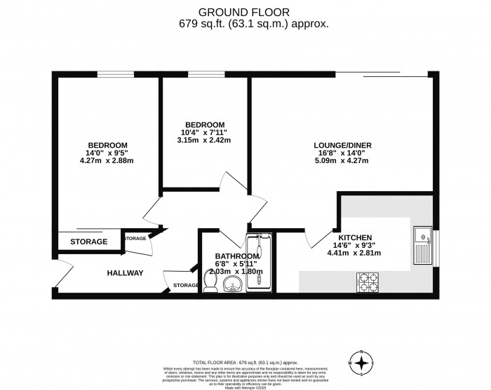 Floorplans For Chelmsford Mews, Swinley, Wigan, WN1 2PZ