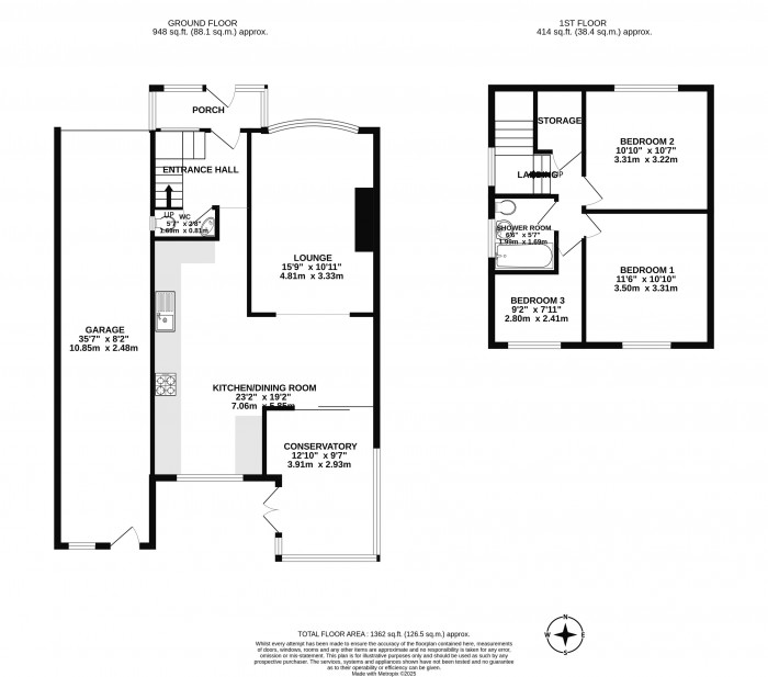 Floorplans For Costessey Way, Winstanley,  Wigan, WN3 6ES