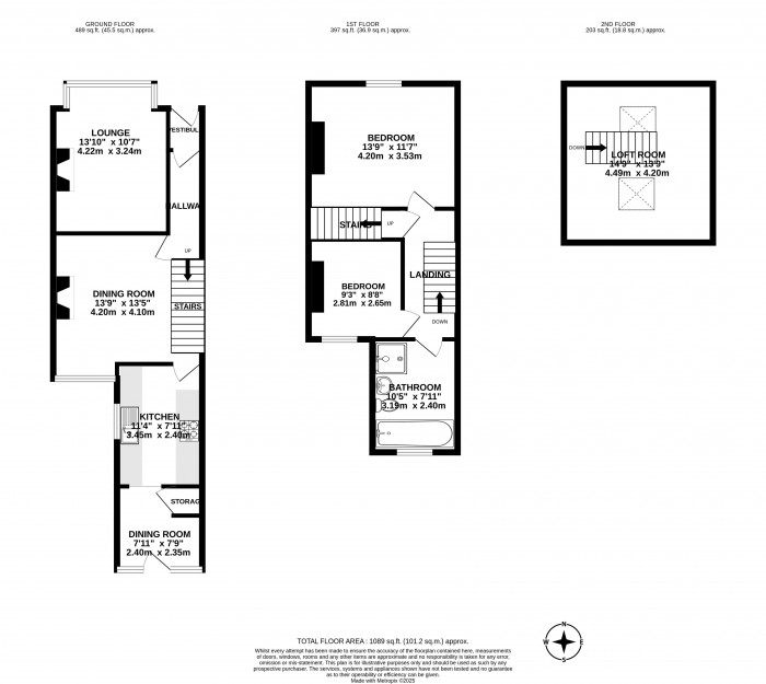 Floorplans For Whelley, Wigan, WN2 1DA