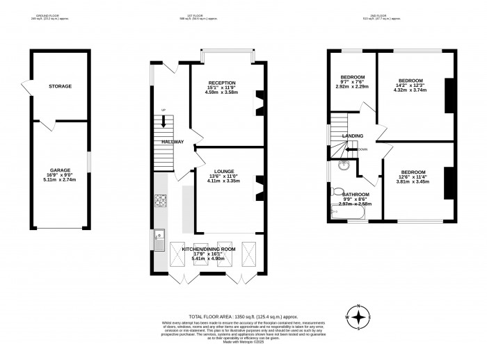 Floorplans For Swinley Lane, Swinley, Wigan