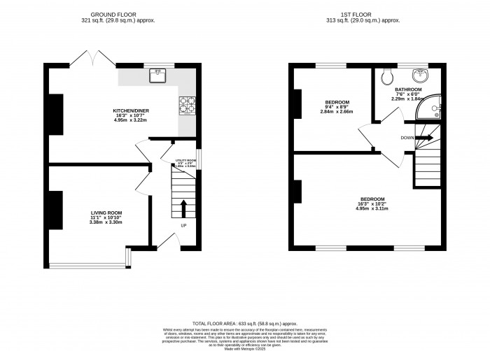 Floorplans For Barnsley Street, Wigan, WN6 7HN