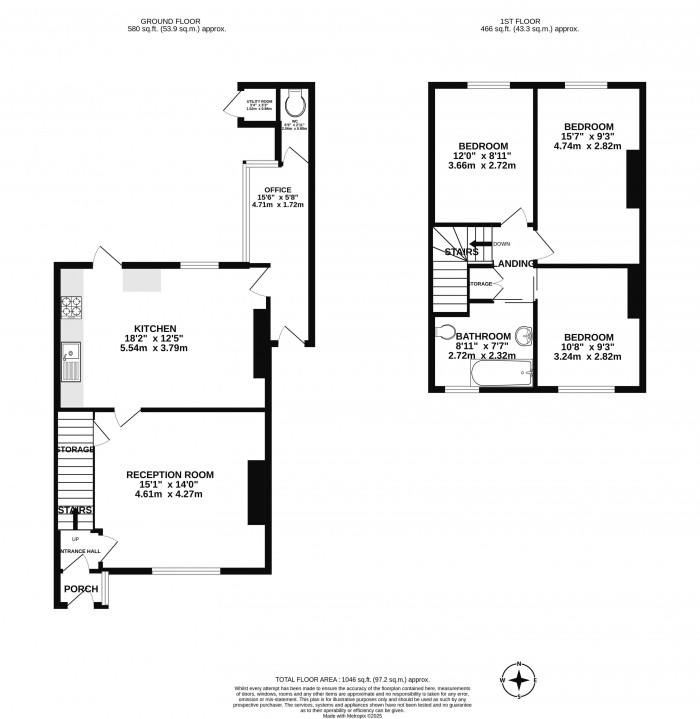 Floorplans For Canal Cottages, Southgate, Wigan