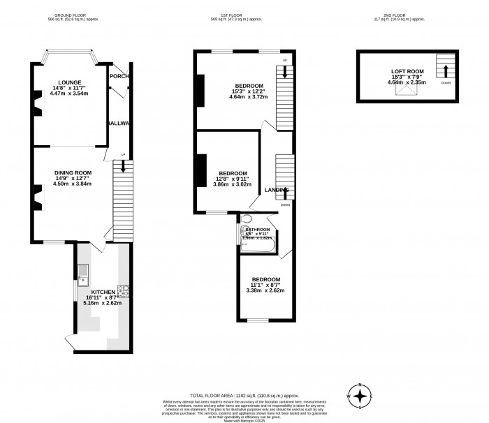 Floorplans For Hodges Street, Wigan, WN6 7JD