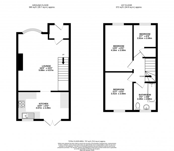 Floorplans For Tinwald Place, Whelley, Wigan, WN1 3YB