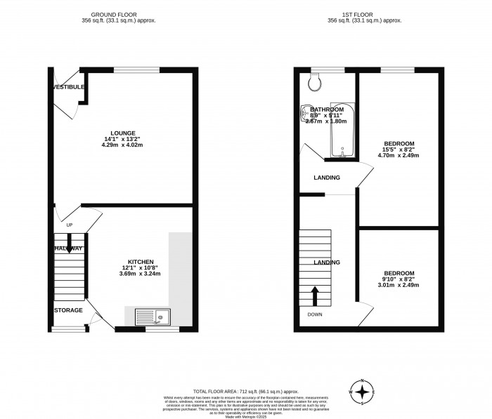 Floorplans For Hindley Mill Lane, Wigan, WN2 4BT