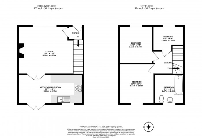 Floorplans For Holme Terrace, Swinley, Wigan
