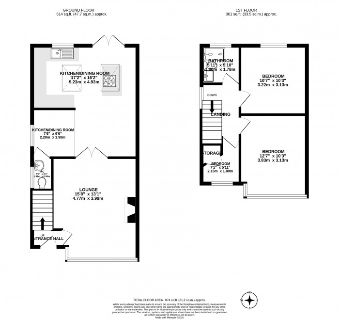 Floorplans For Shevington Lane, Wigan