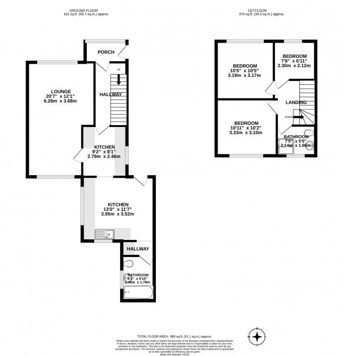 Floorplans For Waverley Road, Hindley, Wigan