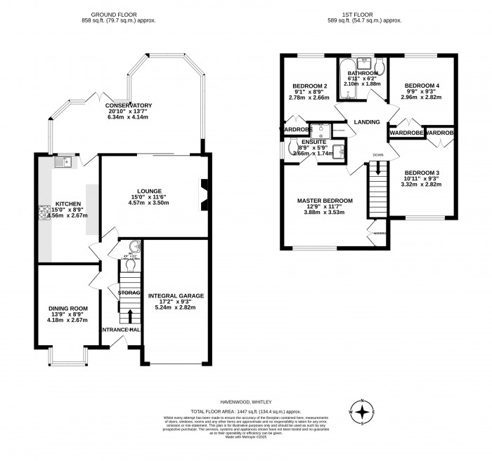 Floorplans For Havenwood Road, Wigan, WN1 2PA