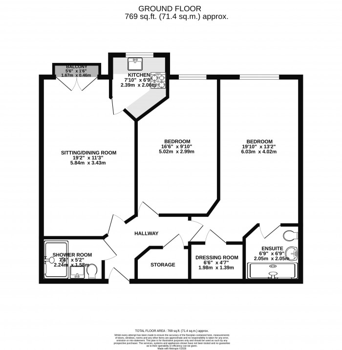 Floorplans For Brideoak Court, Wellington Place, Standish, Wigan