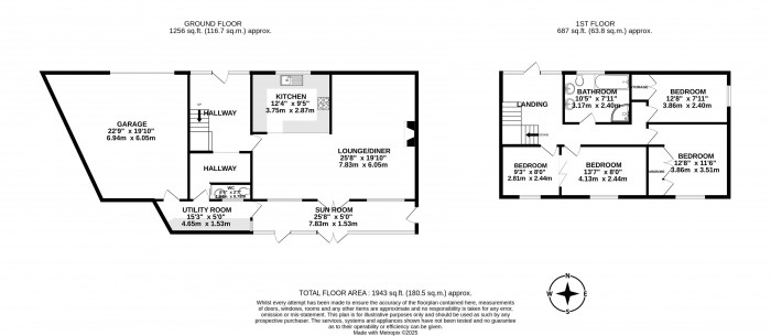 Floorplans For Ashford Rise, Whitley, Wigan