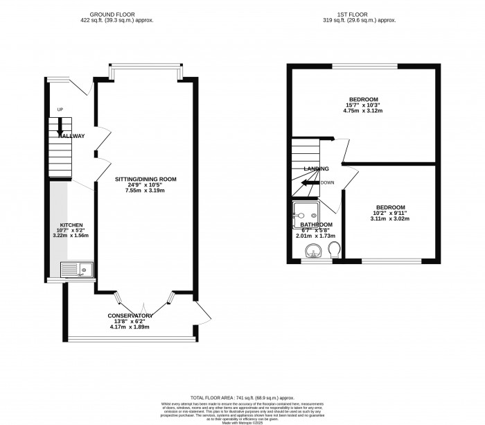 Floorplans For Langdale Avenue, Swinley, Wigan
