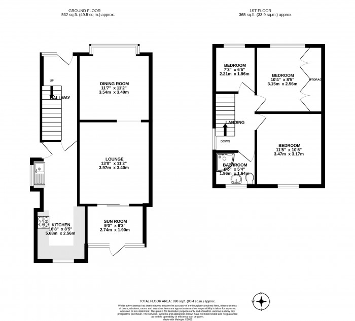 Floorplans For Heeley Street, Wigan