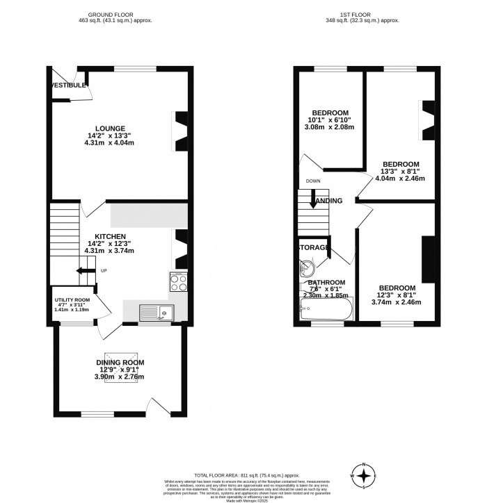 Floorplans For Mayflower Cottages, Wigan