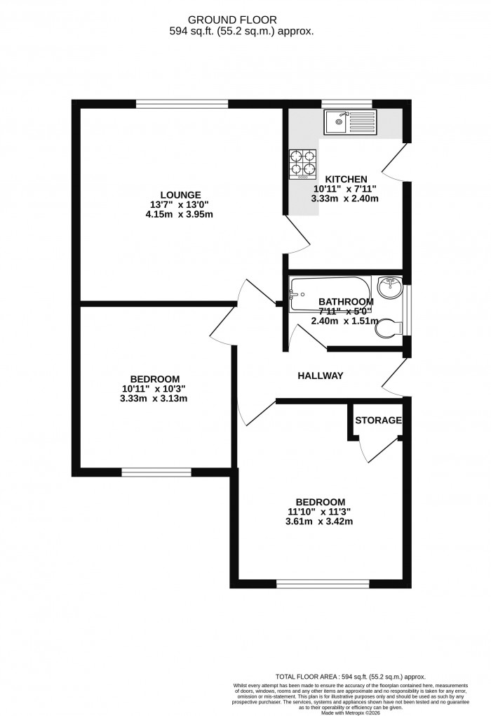Floorplans For 48 Old Lane Shevington, Wigan, WN6 8AS