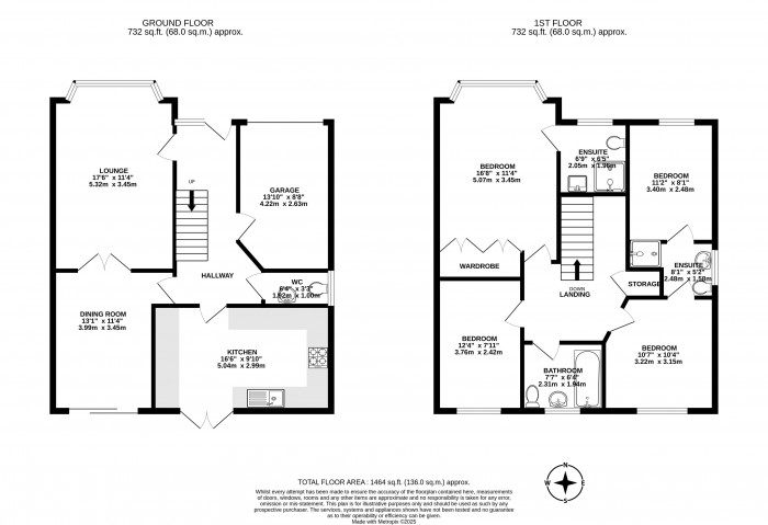Floorplans For Lune Road, Platt Bridge, Wigan