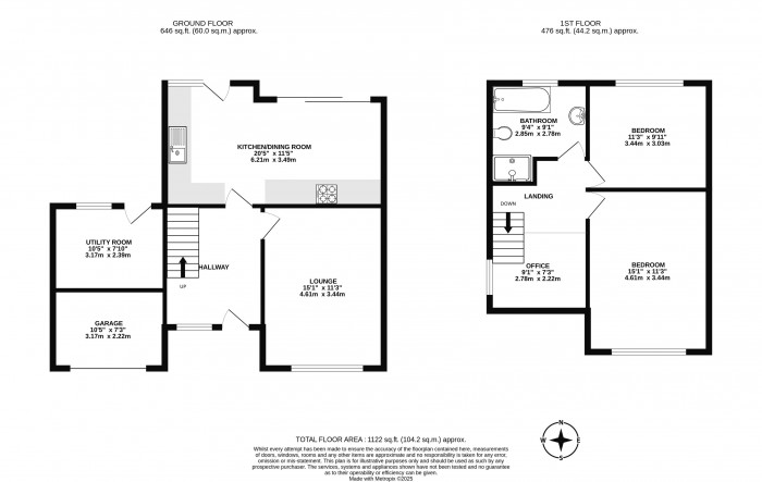 Floorplans For Rowanhill, Whelley, Wigan