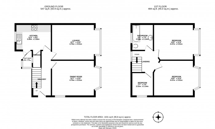 Floorplans For Vine Street, Wigan