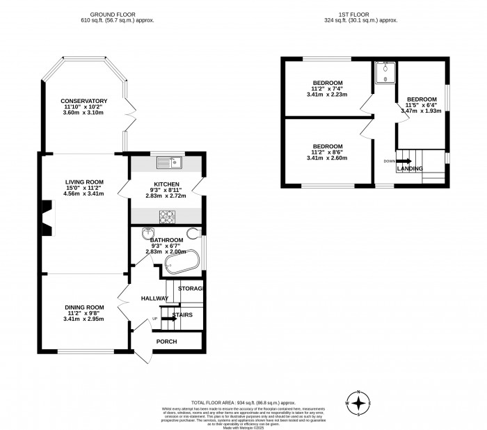 Floorplans For Baytree Road, Wigan