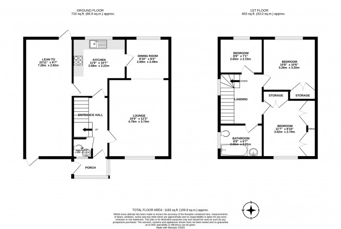 Floorplans For Sycamore Drive, Wigan, WN3 6DG
