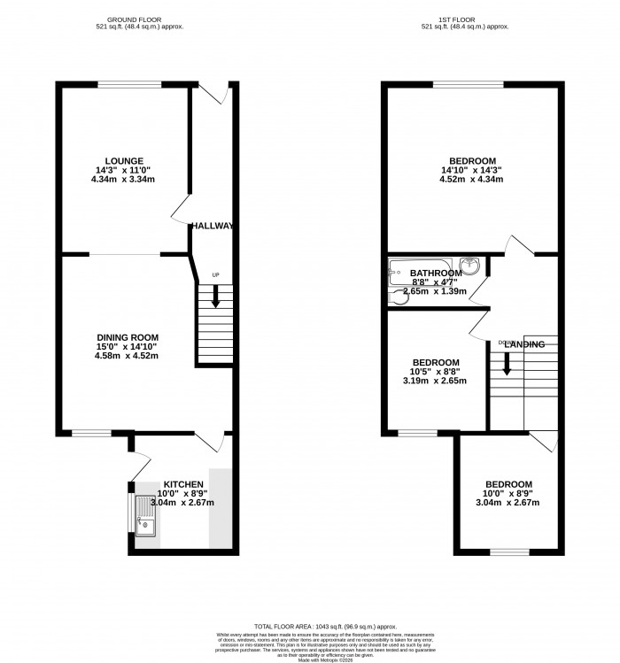 Floorplans For Darlington Street East, Wigan