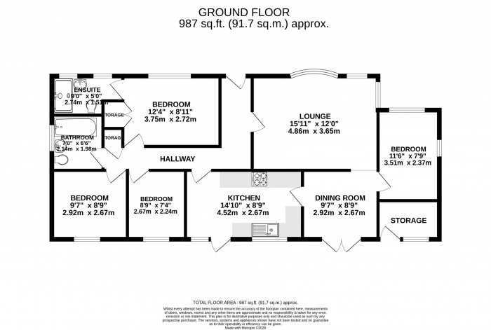 Floorplans For Melrose Drive, Winstanley, Wigan