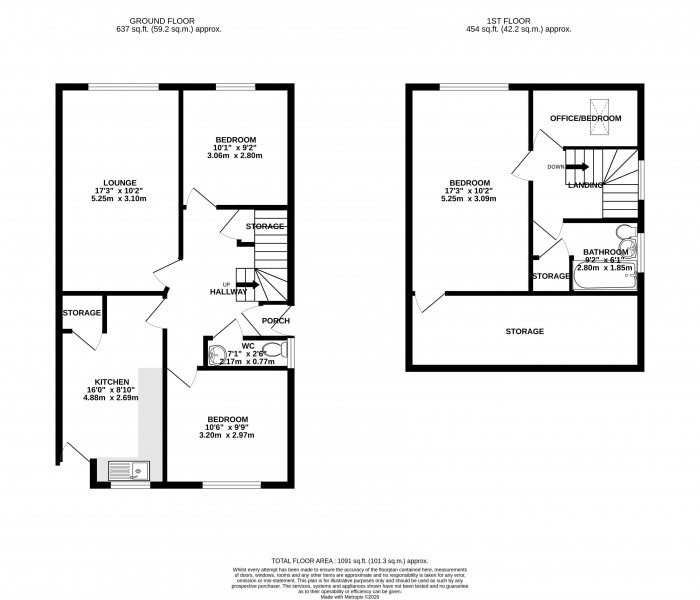 Floorplans For Ruskin Crescent, Abram