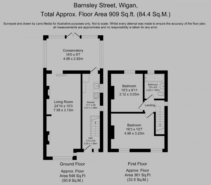 Floorplans For Barnsley Street, Wigan