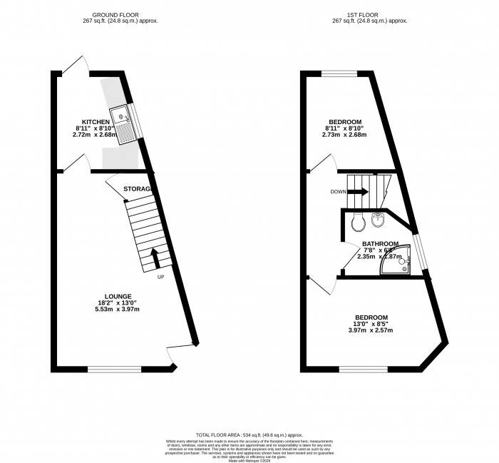 Floorplans For Darlington Street East, Wigan