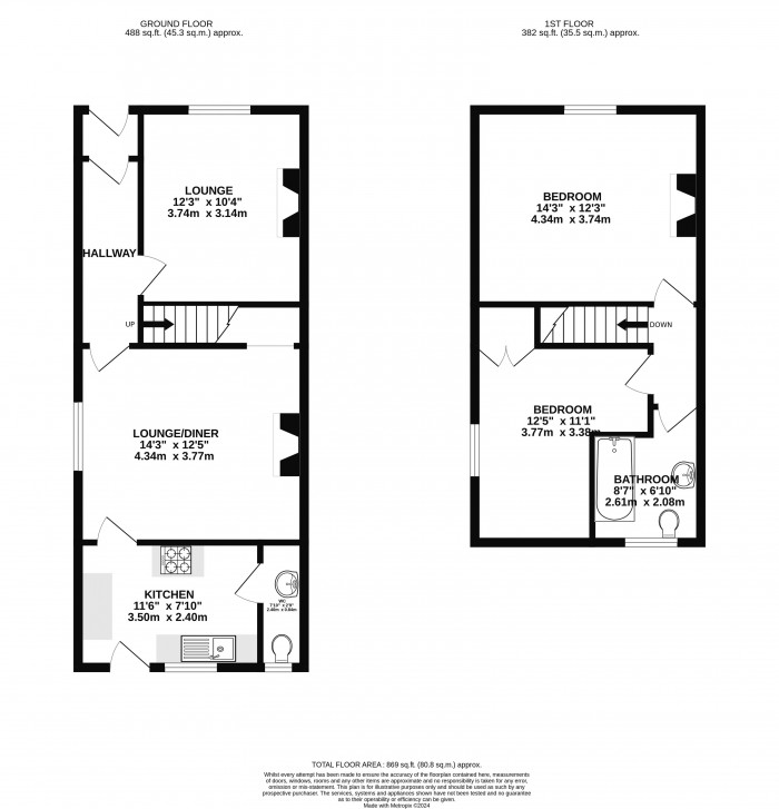 Floorplans For Castle Hill Road, Wigan, WN2 4BH