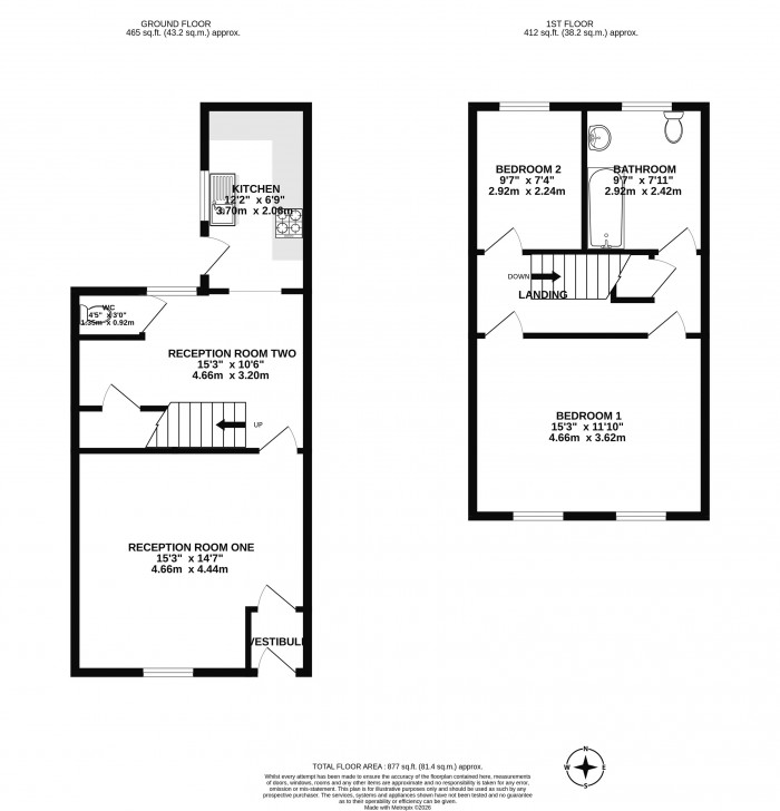 Floorplans For Rylands Street, Wigan